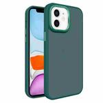 For iPhone 11 All-inclusive TPU Edge Acrylic Back Phone Case(Green)