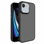 For iPhone SE 2022 /2020 / 7 / 8 All-inclusive TPU Edge Acrylic Back Phone Case(Black)