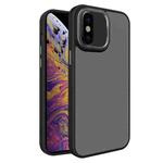 For iPhone X / XS All-inclusive TPU Edge Acrylic Back Phone Case(Black)