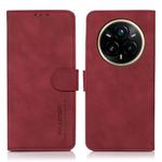 For Realme 14 Pro 5G Global KHAZNEH Matte Texture Leather Phone Case(Red)