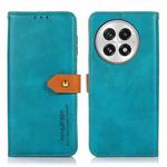 For OnePlus Nord 13 KHAZNEH Dual-color Cowhide Texture Flip Leather Phone Case(Blue)