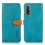 For OnePlus Nord 5 KHAZNEH Dual-color Cowhide Texture Flip Leather Phone Case(Blue)