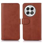 For OnePlus 13 Cow Texture Leather Phone Case(Brown)