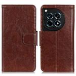 For OnePlus 12R / Ace 3 Nappa Texture Leather Phone Case(Brown)