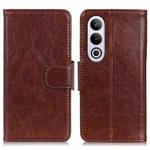 For OnePlus Nord 4E Global Nappa Texture Leather Phone Case(Brown)