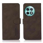For OnePlus Ace 2 Pro KHAZNEH Matte Texture Leather Phone Case(Brown)