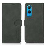 For OnePlus Nord CE4 Lite KHAZNEH Matte Texture Leather Phone Case(Green)