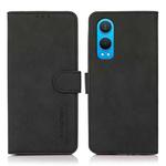 For OnePlus Nord CE4 Lite KHAZNEH Matte Texture Leather Phone Case(Black)