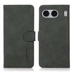 For OnePlus Nord 4 KHAZNEH Matte Texture Leather Phone Case(Green)