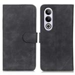 For OnePlus Nord CE4 5G / K12 5G KHAZNEH Retro Texture Leather Phone Case(Black)