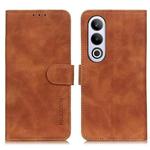 For OnePlus Nord CE4 5G / K12 5G KHAZNEH Retro Texture Leather Phone Case(Brown)