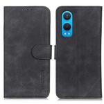 For OnePlus Nord CE4 Lite KHAZNEH Retro Texture Leather Phone Case(Black)