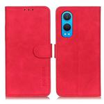 For OnePlus Nord CE4 Lite KHAZNEH Retro Texture Leather Phone Case(Red)
