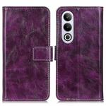 For OnePlus Nord CE4 5G / K12 5G Retro Crazy Horse Texture Leather Phone Case(Purple)