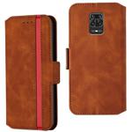 For Xiaomi Redmi Note 9 Pro / Note 9S / Note 9 Pro Max Retro Frosted Oil-side Horizontal Flip Leather Case with Holder & Card Slots(Brown)