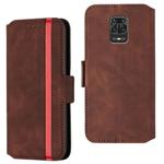 For Xiaomi Redmi Note 9 Pro / Note 9S / Note 9 Pro Max Retro Frosted Oil-side Horizontal Flip Leather Case with Holder & Card Slots(Wine Red)