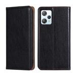 For Blackview A53 / A53 Pro Gloss Oil Solid Color Magnetic Leather Phone Case(Black)