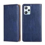 For Blackview A53 / A53 Pro Gloss Oil Solid Color Magnetic Leather Phone Case(Blue)