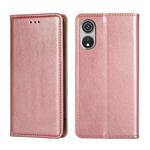 For CUBOT P60 Gloss Oil Solid Color Magnetic Leather Phone Case(Rose Gold)