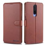 For Xiaomi Redmi K30 AZNS Calf Texture Horizontal Flip Leather Case, with Holder & Card Slots & Wallet & Photo Frame(Brown)