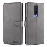 For Xiaomi Redmi K30 AZNS Calf Texture Horizontal Flip Leather Case, with Holder & Card Slots & Wallet & Photo Frame(Grey)