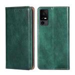 For TCL 40 XE 5G / 40X 5G T601D Gloss Oil Solid Color Magnetic Leather Phone Case(Green)
