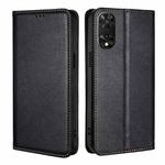 For TCL 505 4G Gloss Oil Solid Color Magnetic Leather Phone Case(Black)