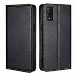 For TCL 50 5G Gloss Oil Solid Color Magnetic Leather Phone Case(Black)