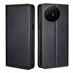 For TCL 50 XL Gloss Oil Solid Color Magnetic Leather Phone Case(Black)