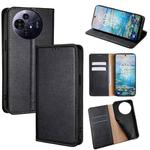 For TCL 50 NxtPaper 5G Gloss Oil Solid Color Magnetic Leather Phone Case(Black)