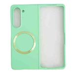 For Samsung Galaxy Z Fold6 Skin Feel Magsafe Magnetic Shockproof PC Phone Case(Green)