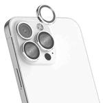 For iPhone 14 Pro / 14 Pro Max MOMAX Eagle Eye Independent Full Cover Phone Lens Glass Film(Silver)