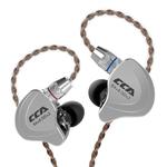 CCA CCA-C10 3.5mm Gold Plated Plug Ten Unit Hybrid Wire-controlled In-ear Earphone, Type:without Mic(Charm Black)