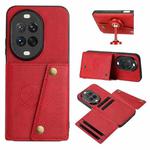 For Huawei nova 14 Ultra Double Buckle Card Slots Magnetic Phone Case(Red)