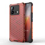 For vivo iQOO Neo8 Shockproof Honeycomb PC + TPU Phone Case(Red)