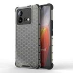 For vivo iQOO Neo8 Shockproof Honeycomb PC + TPU Phone Case(Black)