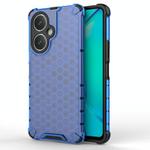 For vivo Y27 4G Global Shockproof Honeycomb PC + TPU Phone Case(Blue)