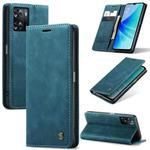 CaseMe 013 Multifunctional Horizontal Flip Leather Phone Case For OPPO A57 4G Global/A57S 4G Global/A77 4G Global/A57e 4G/A77s (Blue)