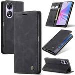 For OPPO A78 CaseMe 013 Multifunctional Horizontal Flip Leather Phone Case(Black)