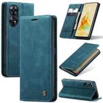 For OPPO Reno8 T 4G CaseMe 013 Multifunctional Horizontal Flip Leather Phone Case(Blue)