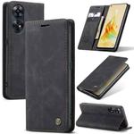 For OPPO Reno8 T 4G CaseMe 013 Multifunctional Horizontal Flip Leather Phone Case(Black)