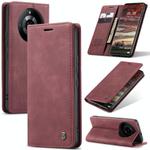 For Realme 11 Pro／Realme 11 Pro+ CaseMe 013 Multifunctional Horizontal Flip Leather Phone Case(Wine Red)