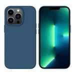 For iPhone 13 Pro Max Liquid Silicone MagSafe Phone Case(Dark Blue)