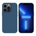 For iPhone 13 Pro Liquid Silicone MagSafe Phone Case(Dark Blue)