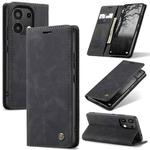 For Xiaomi Redmi Note 13 4G CaseMe 013 Multifunctional Horizontal Flip Leather Phone Case(Black)