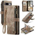 For Google Pixel 8a CaseMe C30 Multifunctional Leather Phone Case(Brown)