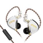 CCA CCA-C12 3.5mm Gold Plated Plug 12 Unit Hybrid Technology Wire-controlled In-ear Earphone, Type:with Mic(Gold)