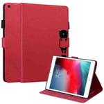 For iPad mini 5 / 4 / 3 / 2 / 1 Cartoon Buckle Leather Smart Tablet Case(Red)