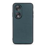 For Honor 90 Lambskin Texture Genuine Leather Phone Case(Green)