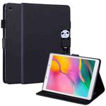 For Samsung Galaxy Tab A 8.0 2019 T290 Cartoon Buckle Leather Tablet Case(Black)